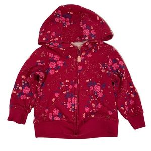 🍭3/$15 Carter’s Magenta Floral Hooded Jacket-12months